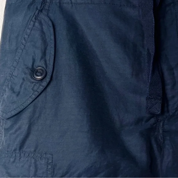 Vince Linen Blend Slouchy Utility Drawstring Shorts, Pockets, Size Small NWT - Picture 5 of 11